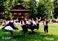 Valašské muzeum v přírodě, Dřevěné městečko, folklor 92