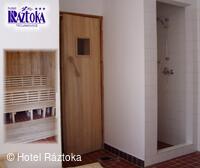 Sauna hotelu Ráztoka